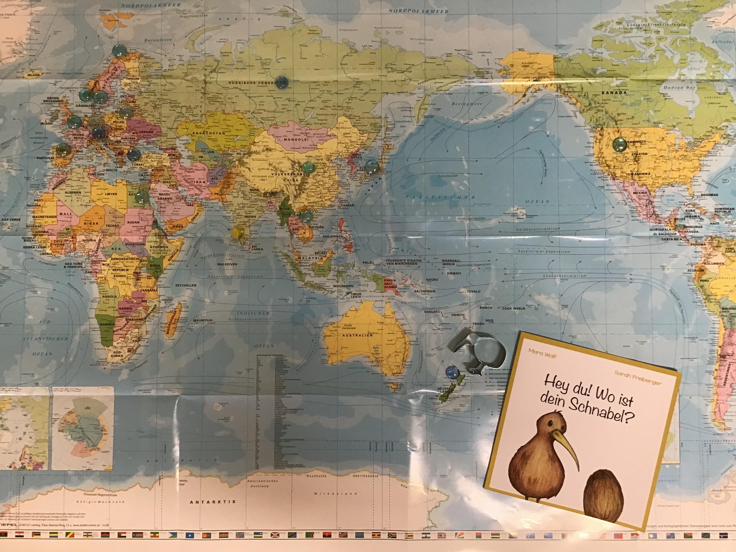 Wir haben Freunde rund um die Welt -oder: Weißt du, was ein Kiwi ist?