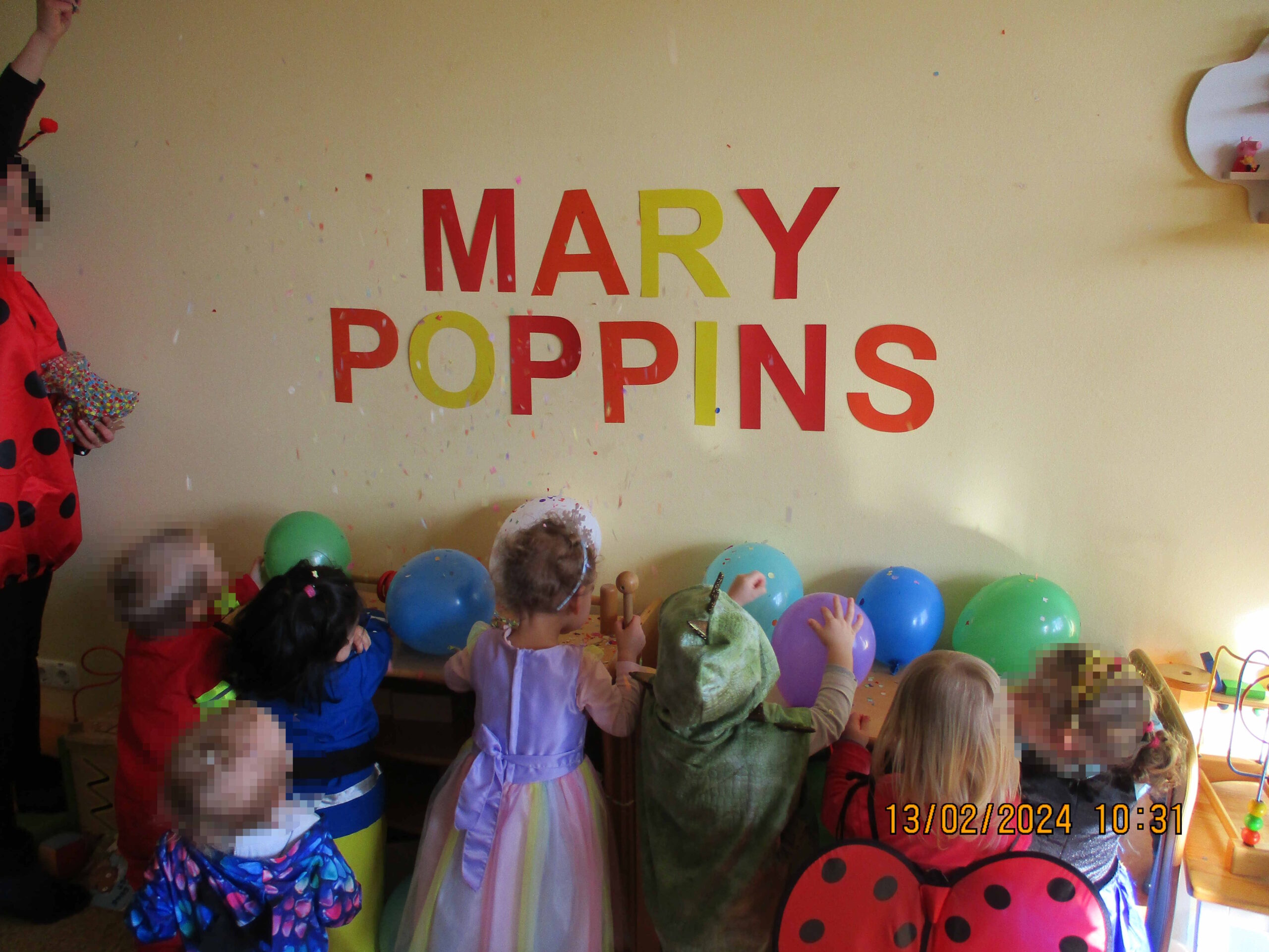 Fasching in der Mary Poppins