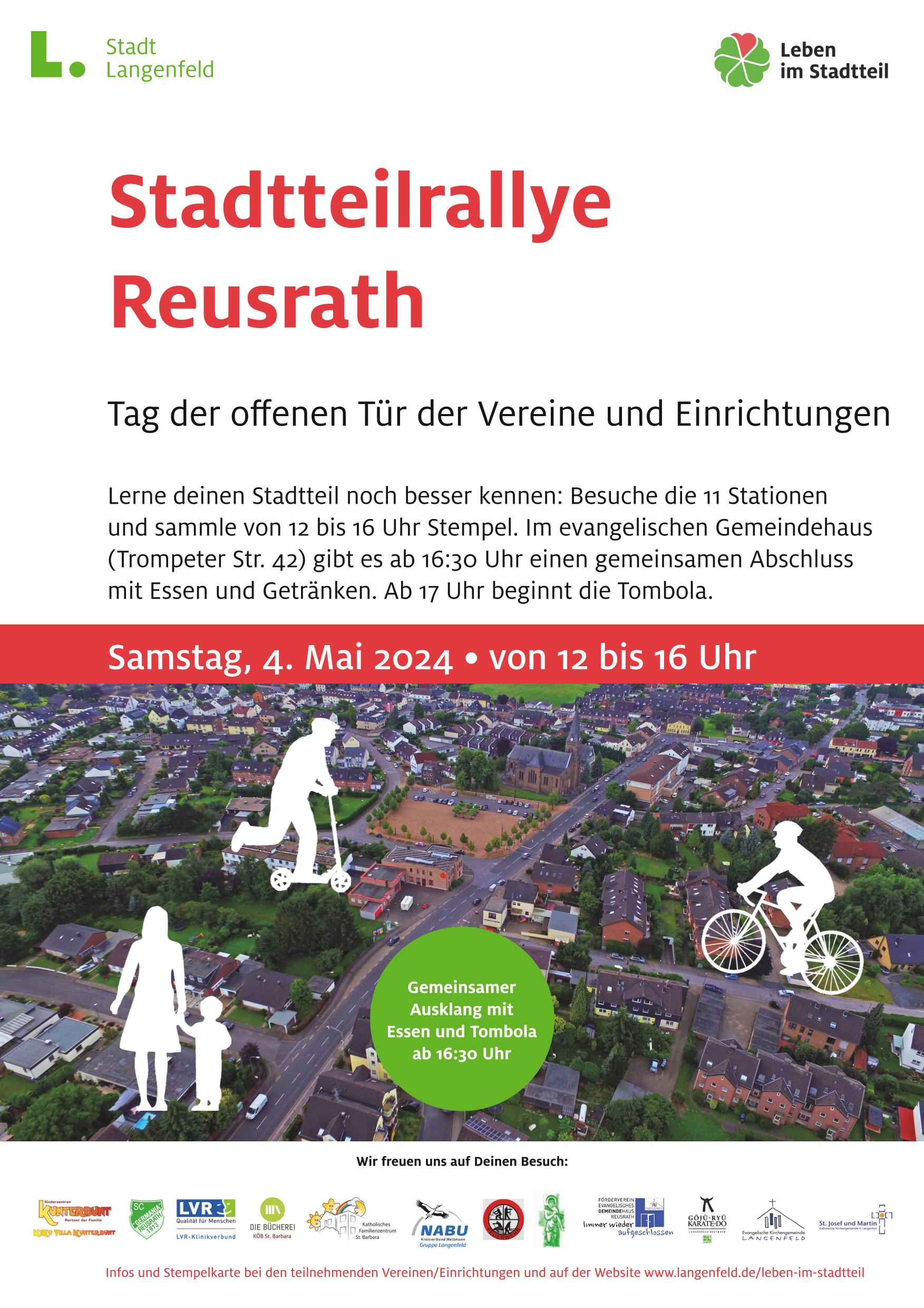 Teilnahme an der Stadtteilrallye Langenfeld Reusrath